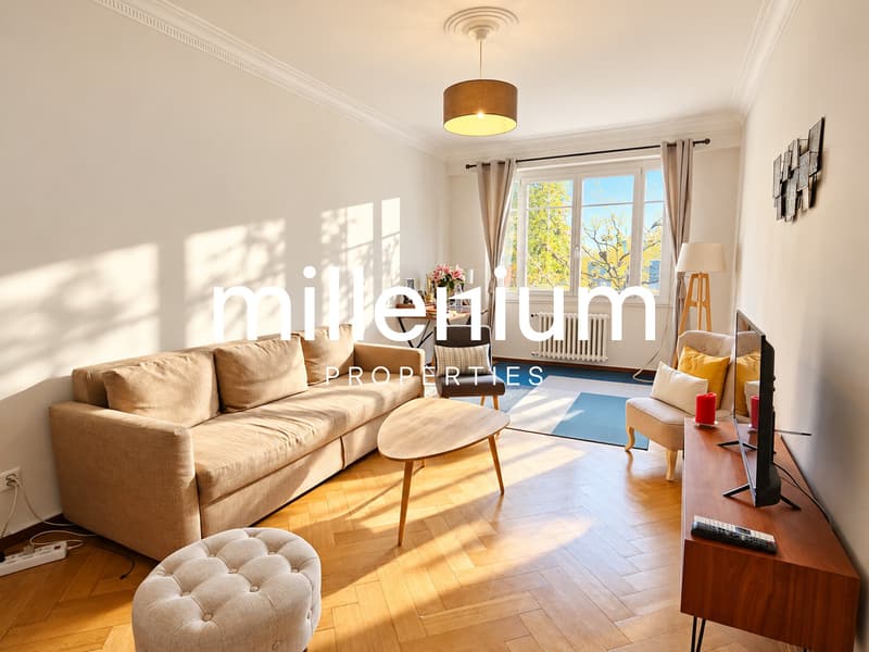 Magnifique Appartement meublé de 90 m2 rénové au Pâquis, proche du lac (1)