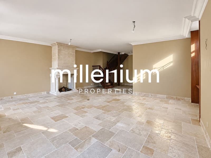 Appartement duplex de charme en rez-de-jardin au Château Barillet --Satigny (4)