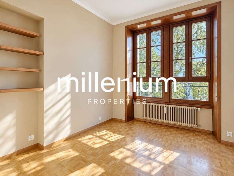 Appartement duplex de charme en rez-de-jardin au Château Barillet --Satigny (8)