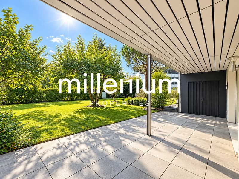 Chêne-Bourg - appartement 4P en rez-de-jardin (2)