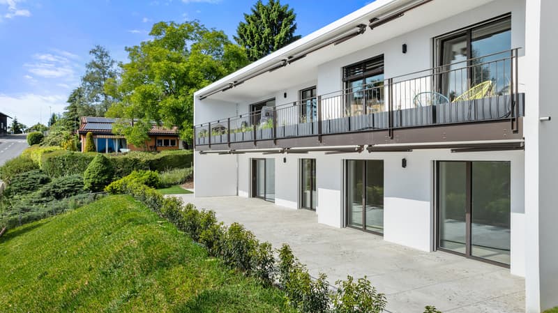 Neuf | Terrasse & jardin avec vue lac (4)