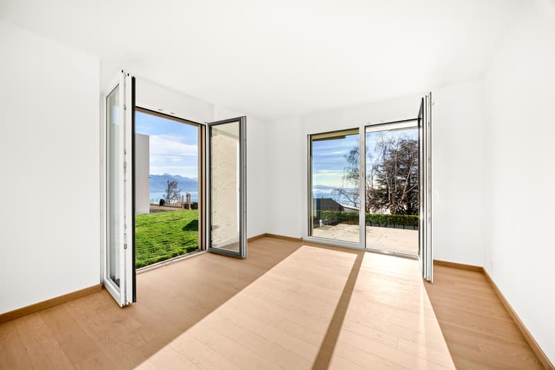 Neuf | Terrasse & jardin avec vue lac (5)