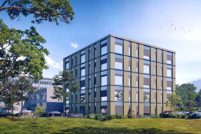 Ateliers, bureaux, locaux de 3790 m2 divisibles dès 400 m2 à construire à louer à Guin - Düdingen (1)