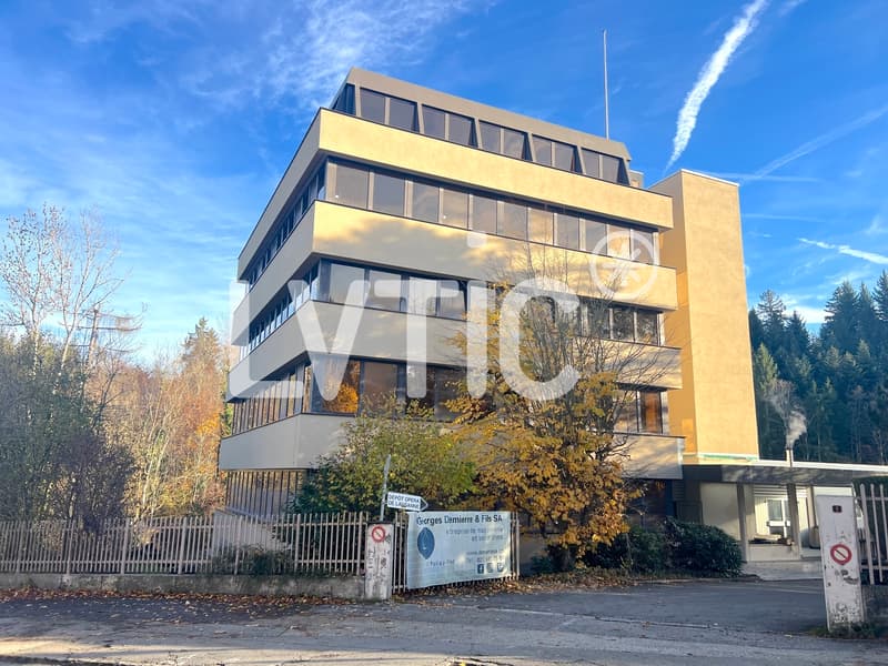 Offices, rental premises of 886 m2, divisible, in Ropraz (1)