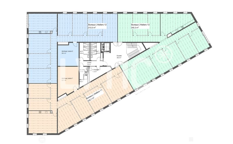 Lokale, Atelier, Büros von 245 m2 zur Miete in Châtel-St-Denis (5)
