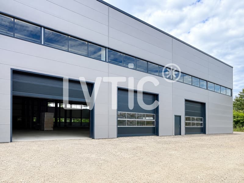 Capannone industriale, uffici di 6600 m2 divisibili in affitto a Domdidier (1)