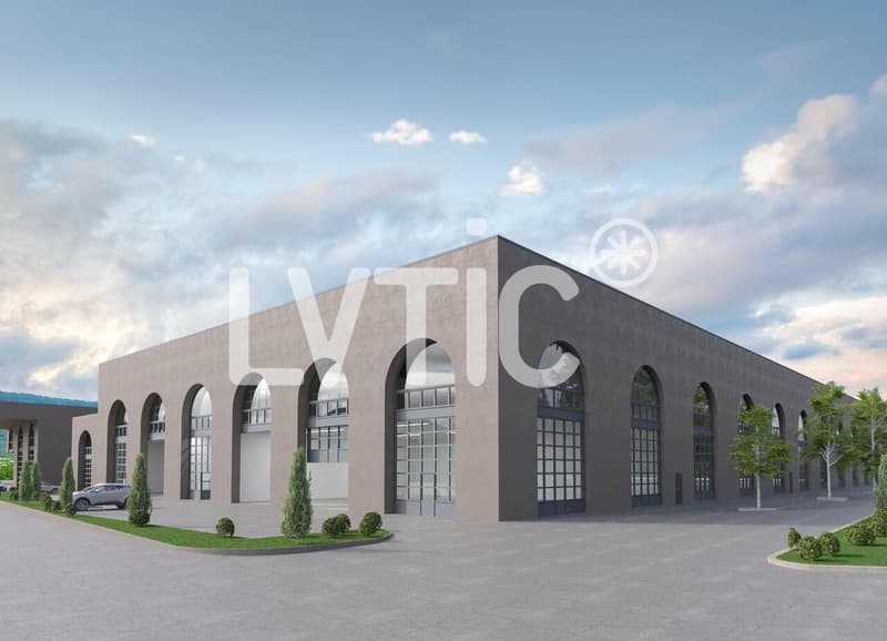 Laboratori, magazzini di 4600 m2, divisibili da 500 m2, in affitto a Yvonand (1)