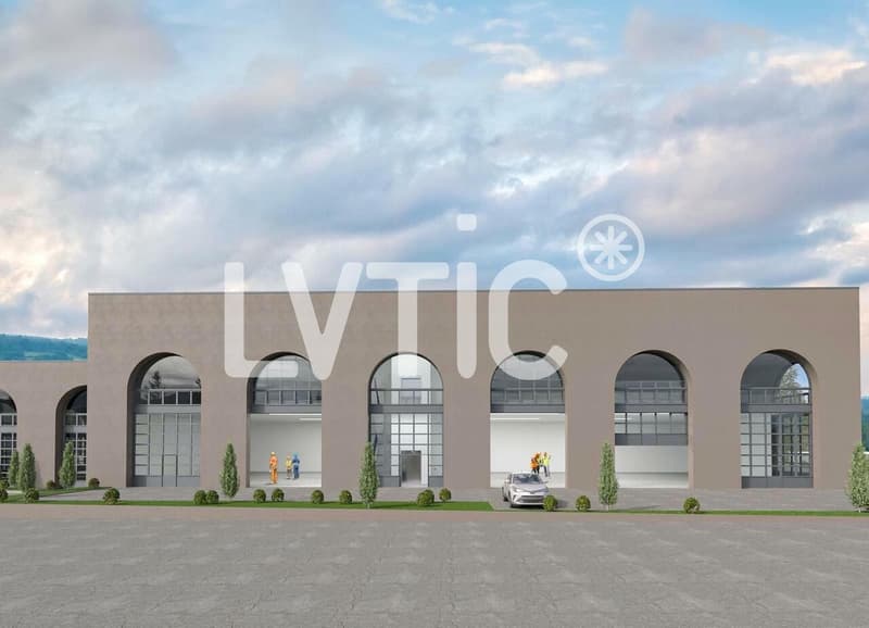 Laboratori, magazzini di 4600 m2, divisibili da 500 m2, in affitto a Yvonand (2)