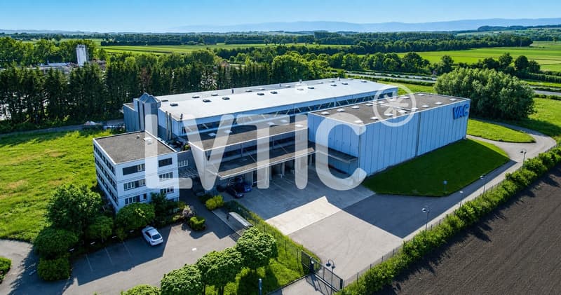 Halle logistique et bureaux de 7200 m2 divisibles à louer à Avenches (1)