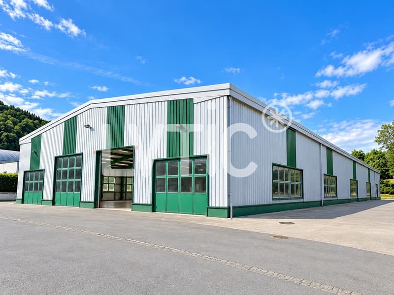 Bâtiment industriel de 2100 m2 sur parcelle 4700 m2 à louer à Moudon (1)