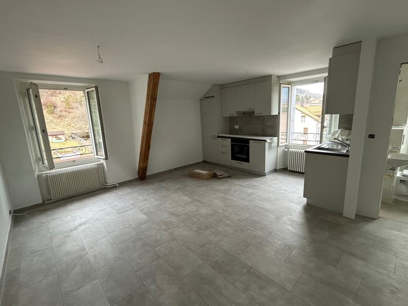Apartment with 3.5 rooms completely renovated (2)