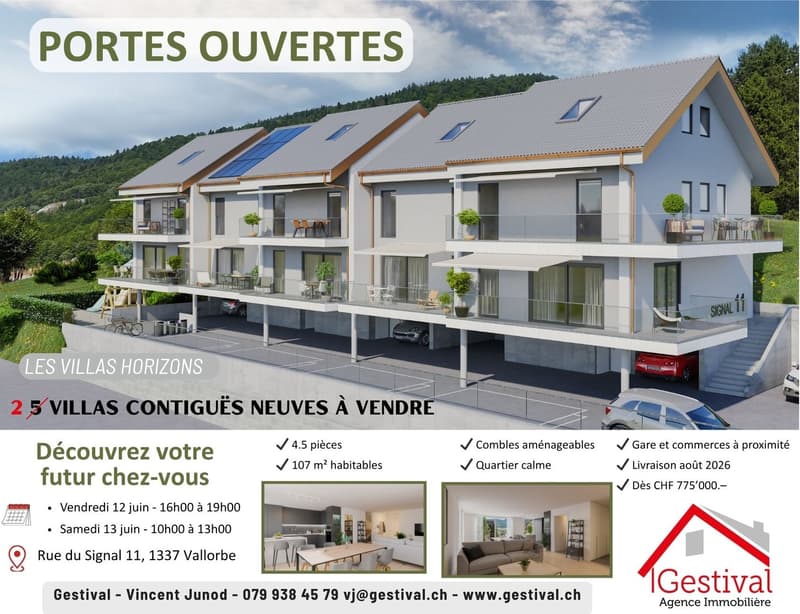 Adjacent Villa in Vallorbe - Villas Horizons Promotion (1)