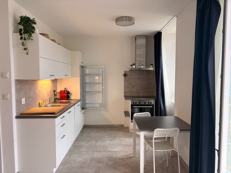 Av. des Alpes 17 - Ste-Croix - Studio meublé 1pce au 1er étage (Lot : 311) (2)