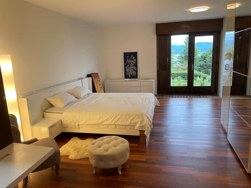 Magnificent individual villa unfurnished with splendid view of the lake in Féchy (9)