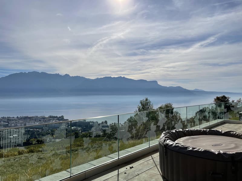 Appartement de 4.5 pièces avec vue plongeante sur le lac et les Alpes (2)