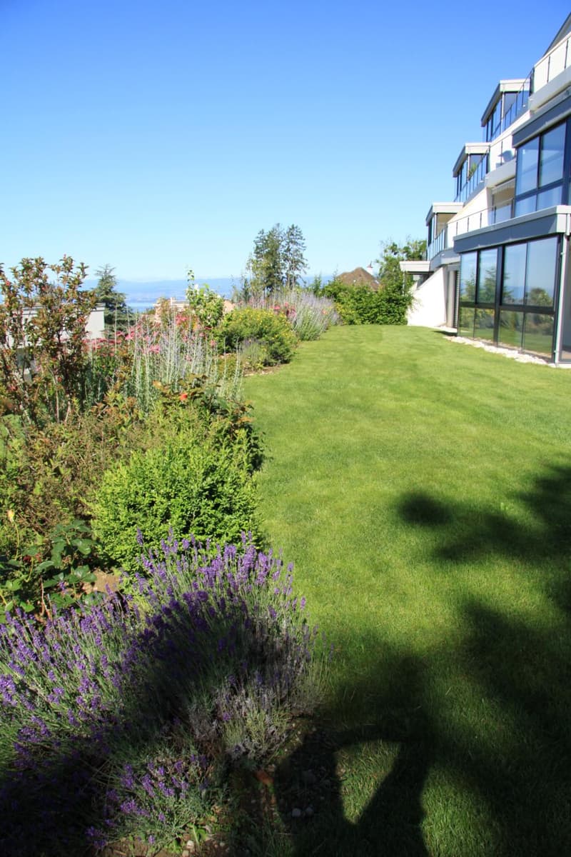 Splendido appartamento al piano terra con vista lago e montagna a Lutry (3)