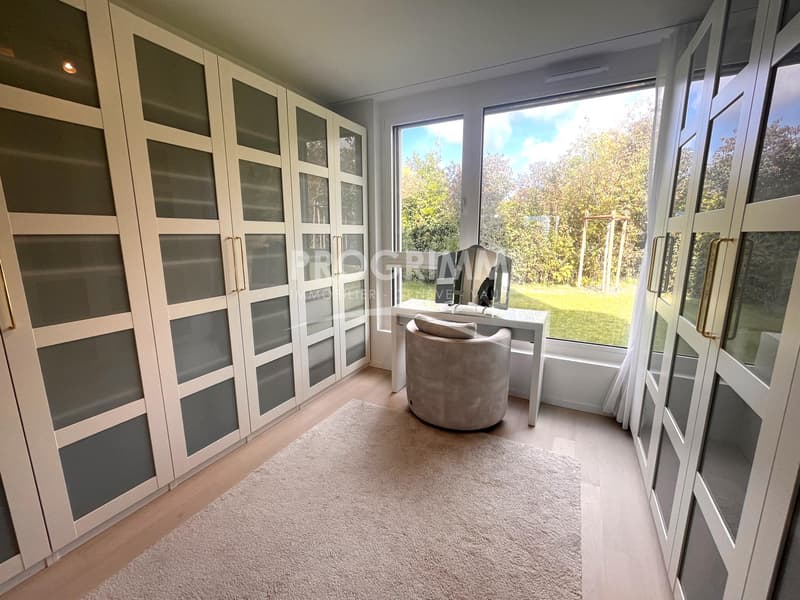Vesenaz - rez de jardin meublé - 3 chambres - 1 pkg sous-sol - Terrain de 300m2 (4)