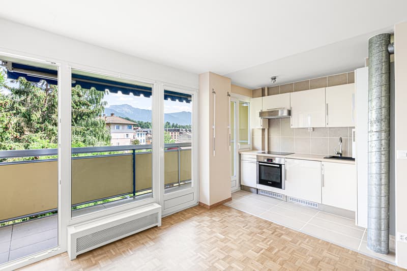 Renovated studio Sunny balcony Unobstructed view (5)