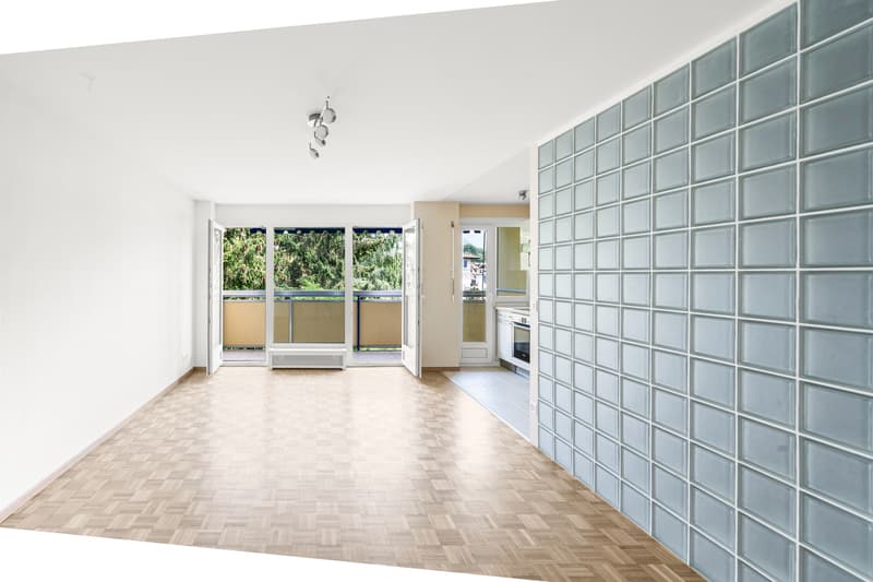 Renovated studio Sunny balcony Unobstructed view (7)