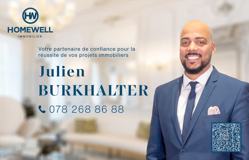 Appartement lumineux avec jardin privatif au centre de Aigle (13)