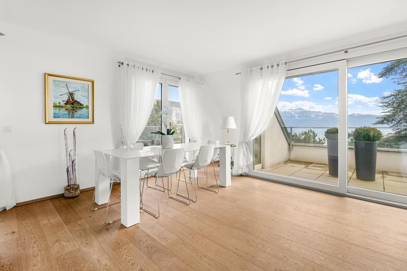 Duplex von Ausnahme mit Panoramablick auf den Genfer See! (3)