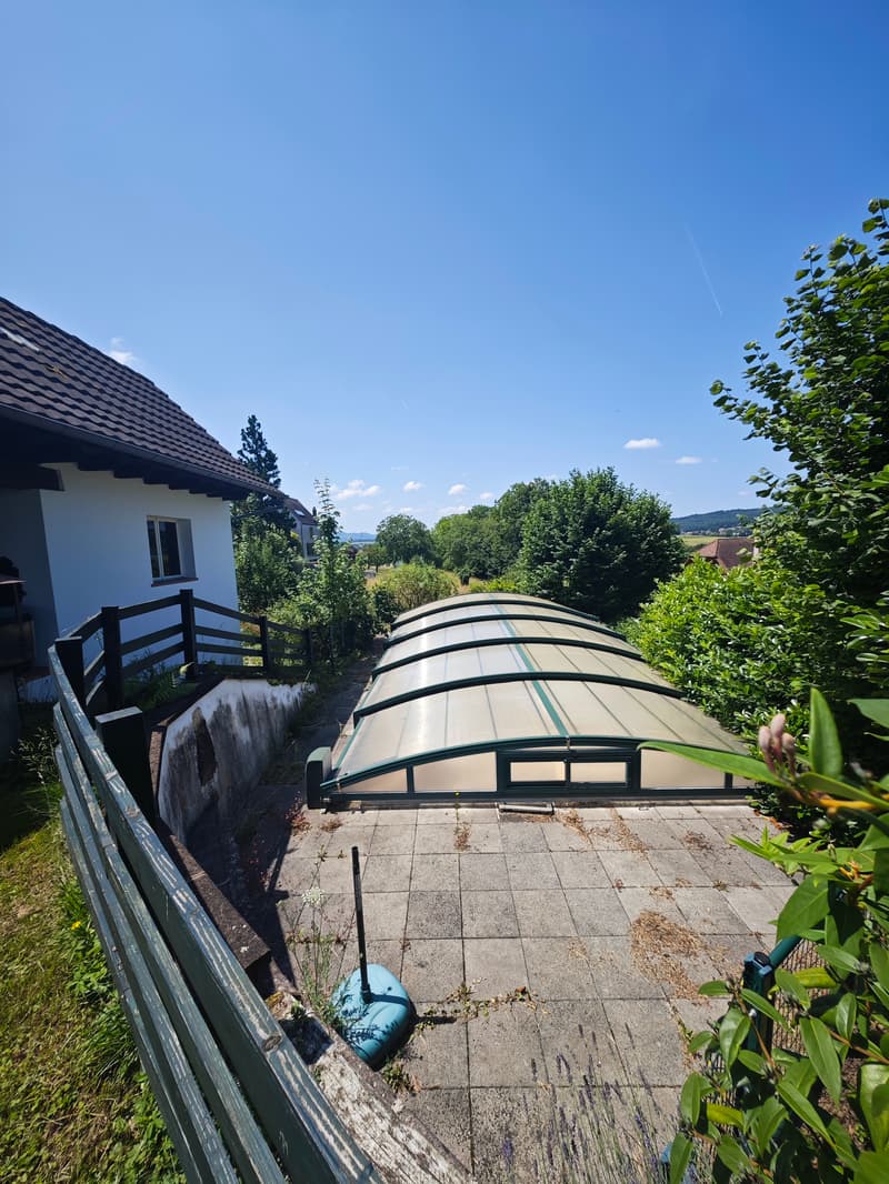 Eigenschaft mit 7 Zimmern, Swimmingpool und ausbaufähiger Nebengebäude in der Nähe der Schweizer Grenze (5)