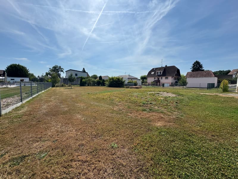 Terrain, à deux pas de la frontière Suisse (1)