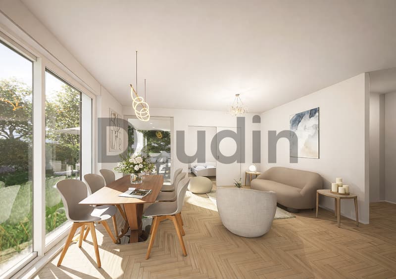 Appartamento THPE su un piano di 3 locali con giardino privato (3)