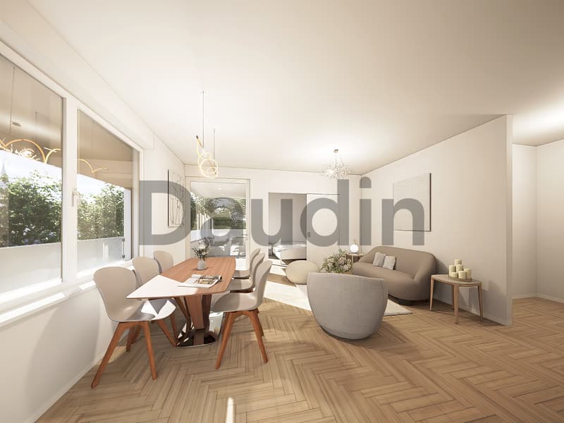 THPE apartment with 3-room plan and balcony (3)