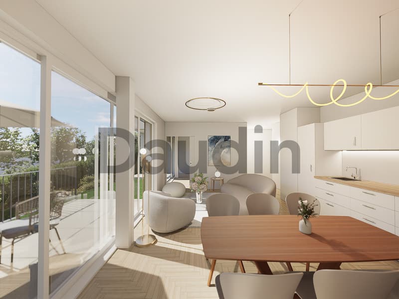 THPE apartment on a 3-room plan with private garden (2)