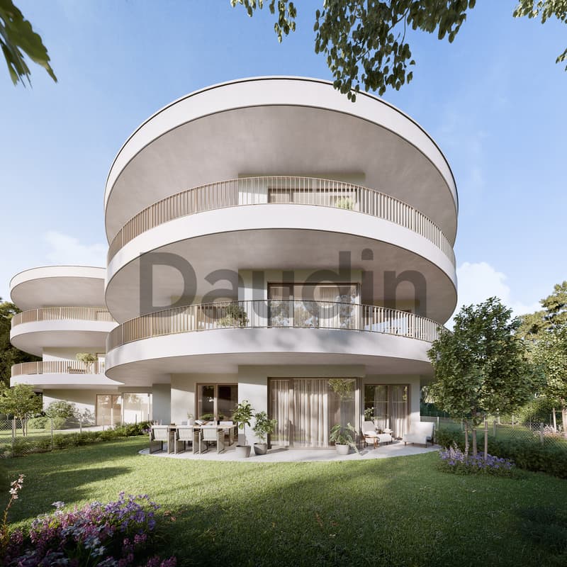 Les jardins Pomélia - 15 appartements à Vessy (1)