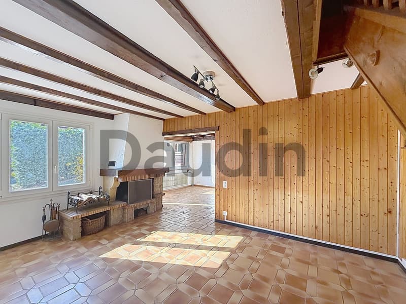 Villa mitoyenne de 7 pièces avec jardin à rénover (2)