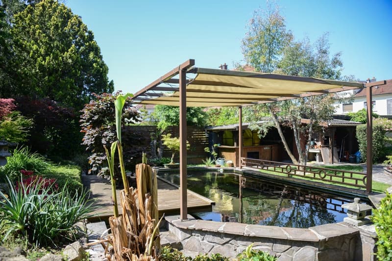 Giardino paesaggistico – Piscina – Area benessere – Huningue (8)