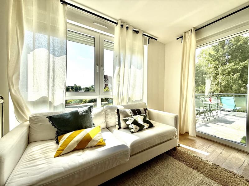 Außergewöhnliches Duplex im Grünen, mit Terrasse und ohne Gegenüber (1)
