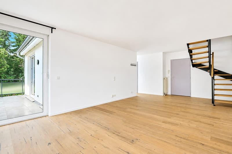 Buschwiller – Bright duplex apartment with terrace, no overlook, green setting (8)