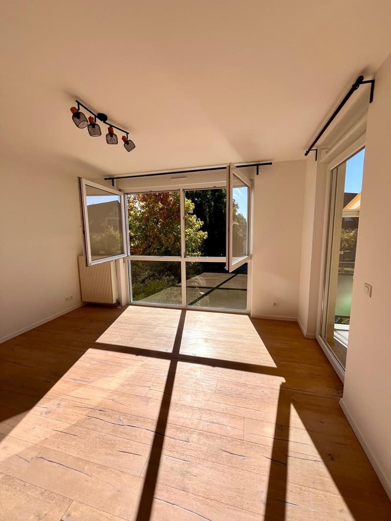 Buschwiller – Bright duplex apartment with terrace, no overlook, green setting (32)