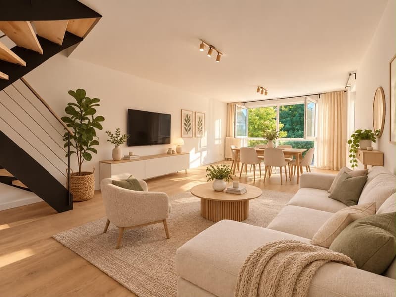 Buschwiller – Bright duplex apartment with terrace, no overlook, green setting (28)