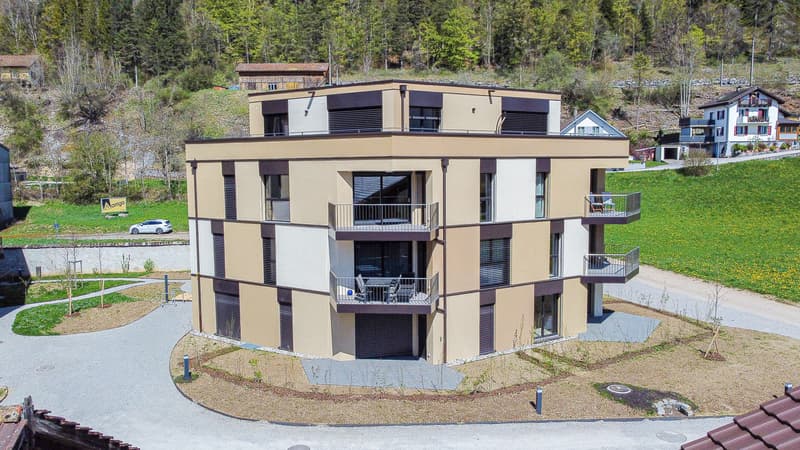 Vue sur le bâtiment B
