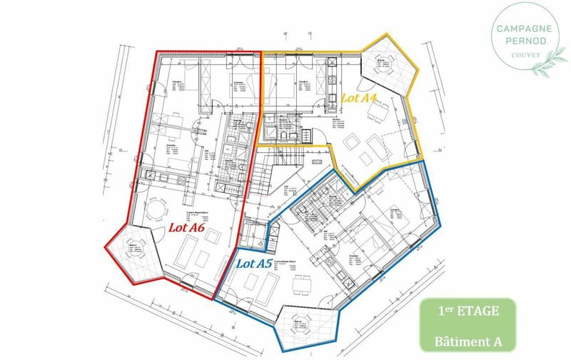 1er étage bâtiment A - lot A4