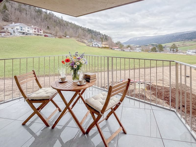 Balcon de 8.70 m2 (image de synthèse)
