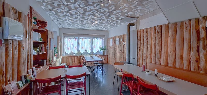 Espace de réception au rez Est