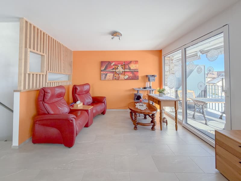 Espace salon au rez supérieur
