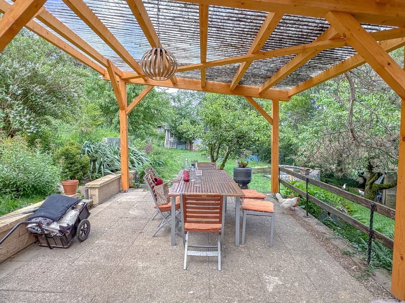 Terrasse couverte