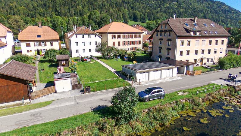 Vue du bâtiment