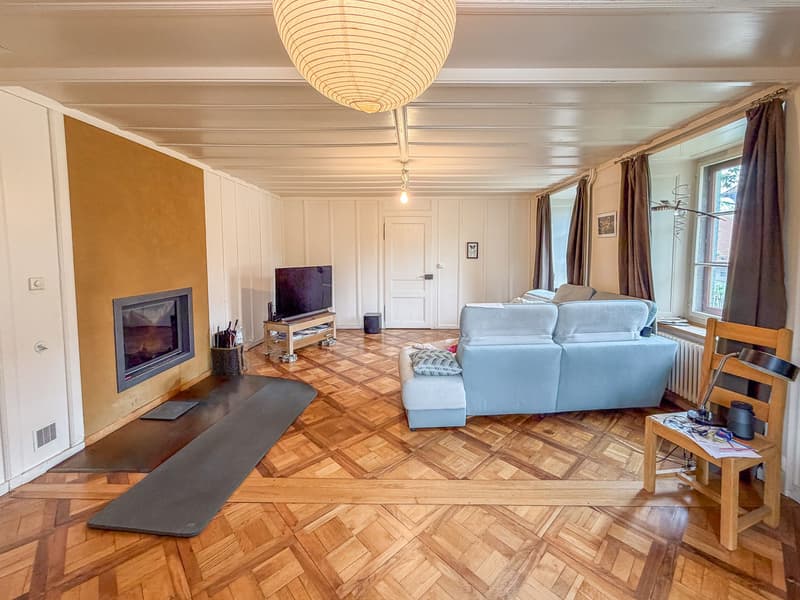 Immeuble - Appartement rez - séjour