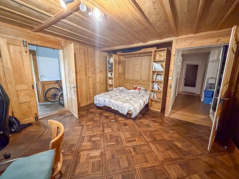 Immeuble - Appartement rez - chambre