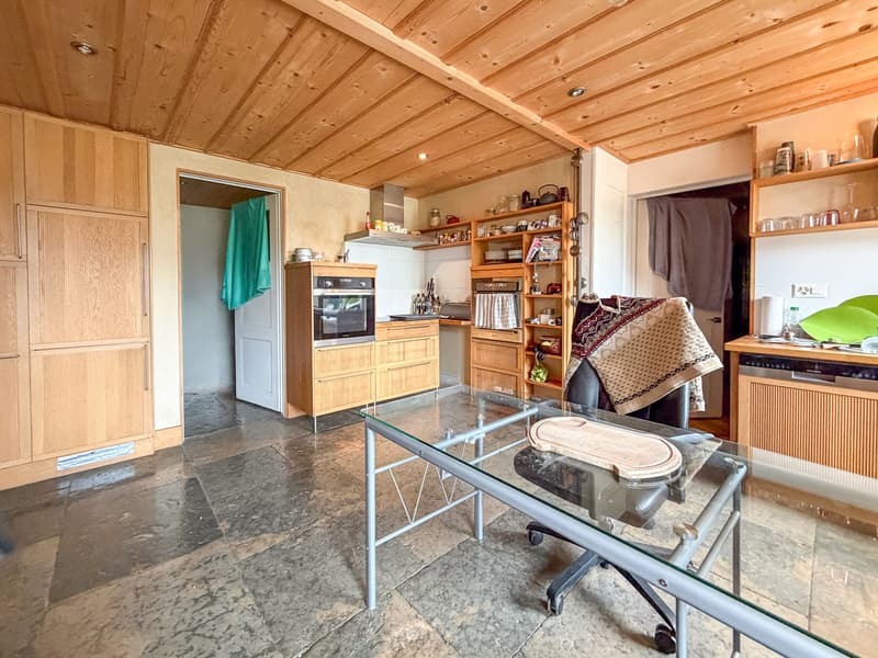 Immeuble - Appartement rez - cuisine