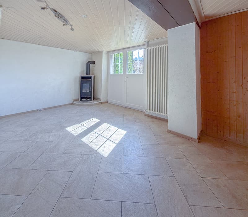 Appartement au rez inférieur vacant