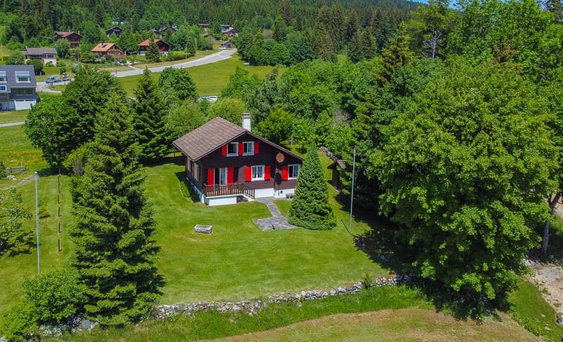 Chalet de 4 pces sur grand terrain de 3'316 m2 Vue imprenable (1)