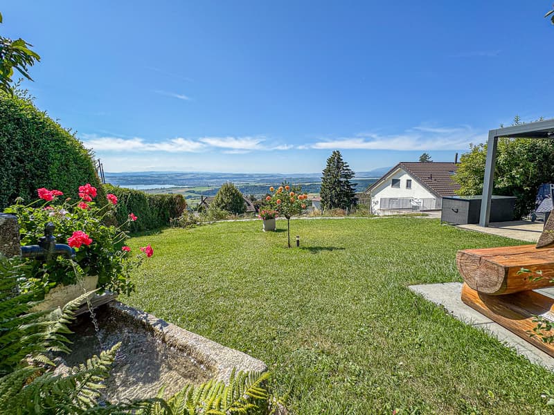 Magnifique dégagement depuis le jardin